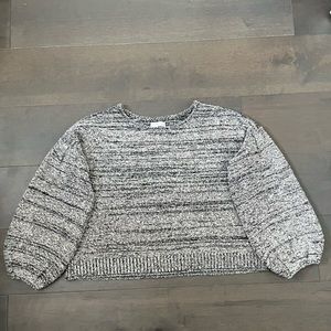 Gentle Fawn Bell Sleeve Fuzzy Knit Sweater